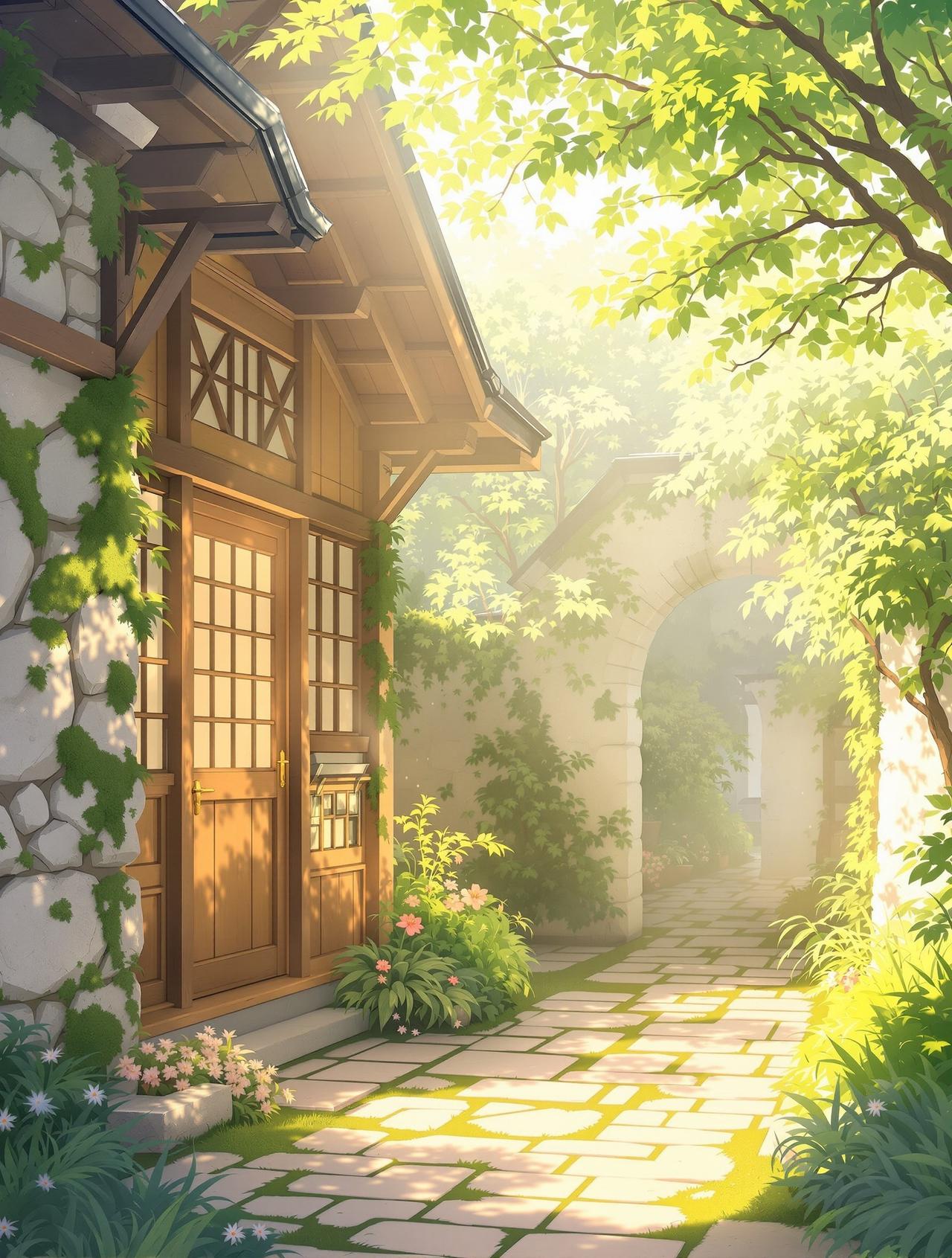 AI理论 山间小院 - 乡村治愈日常，乡村生活治愈短剧